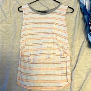 Asymmetrical Stripe Tank Top